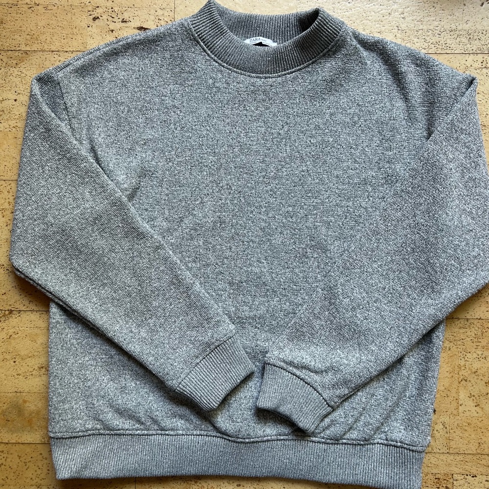 Zara Gray Knit Sweater